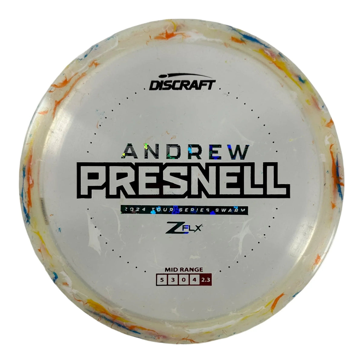 Discraft Swarm | Jawbreaker Z FLX | White/Red 177g (Andrew Presnell) Disc Golf