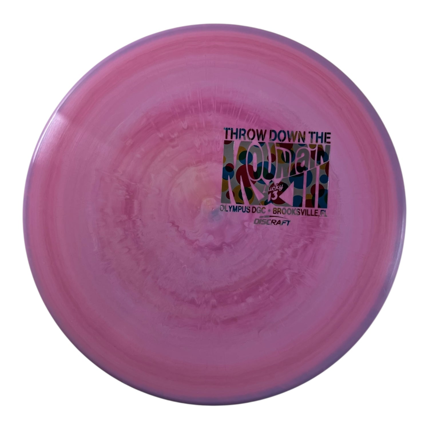 Discraft Swarm - Used Like New | ESP | Lilac/Wonderbread 177g (Throw Down the Mountain 13) Disc Golf