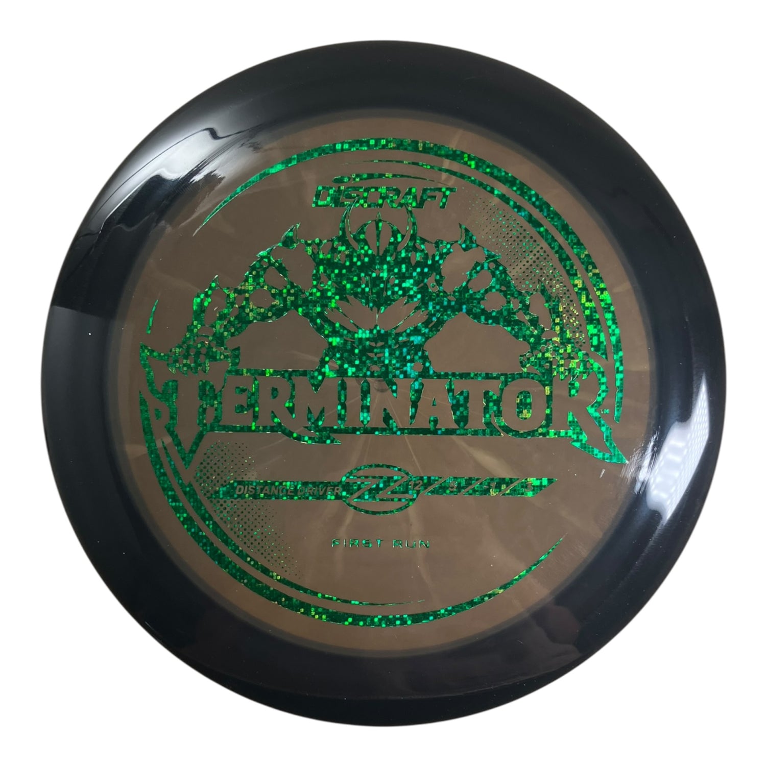 Discraft Terminator | Z Line | Black/Green 173g (First Run) Disc Golf