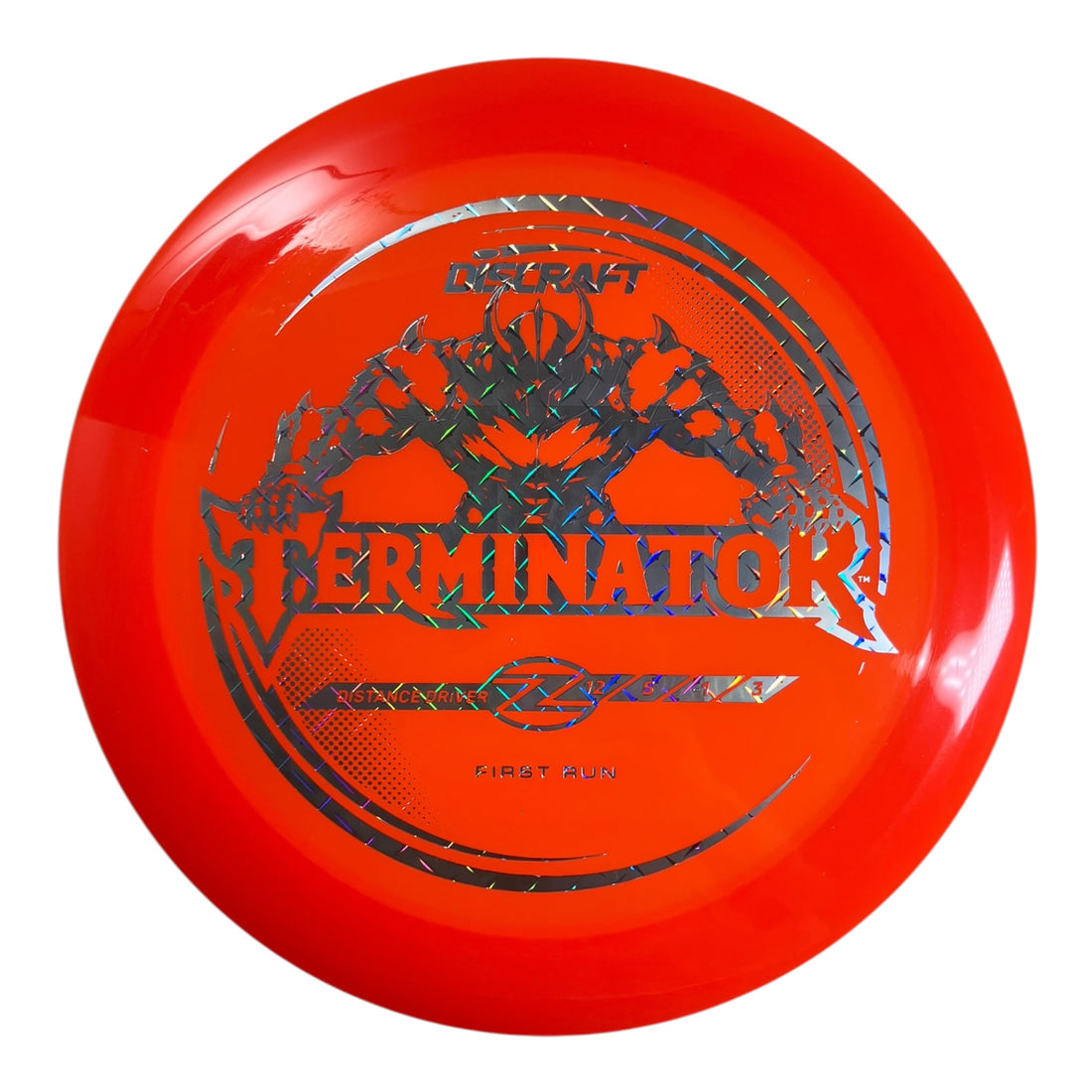 Discraft Terminator | Z Line | Orange/Metal 175g (First Run) Disc Golf