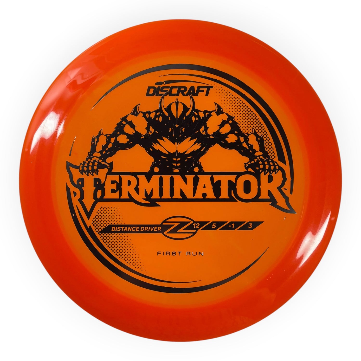 Discraft Terminator | Z Line | Orange/Silver 175g (First Run) Disc Golf