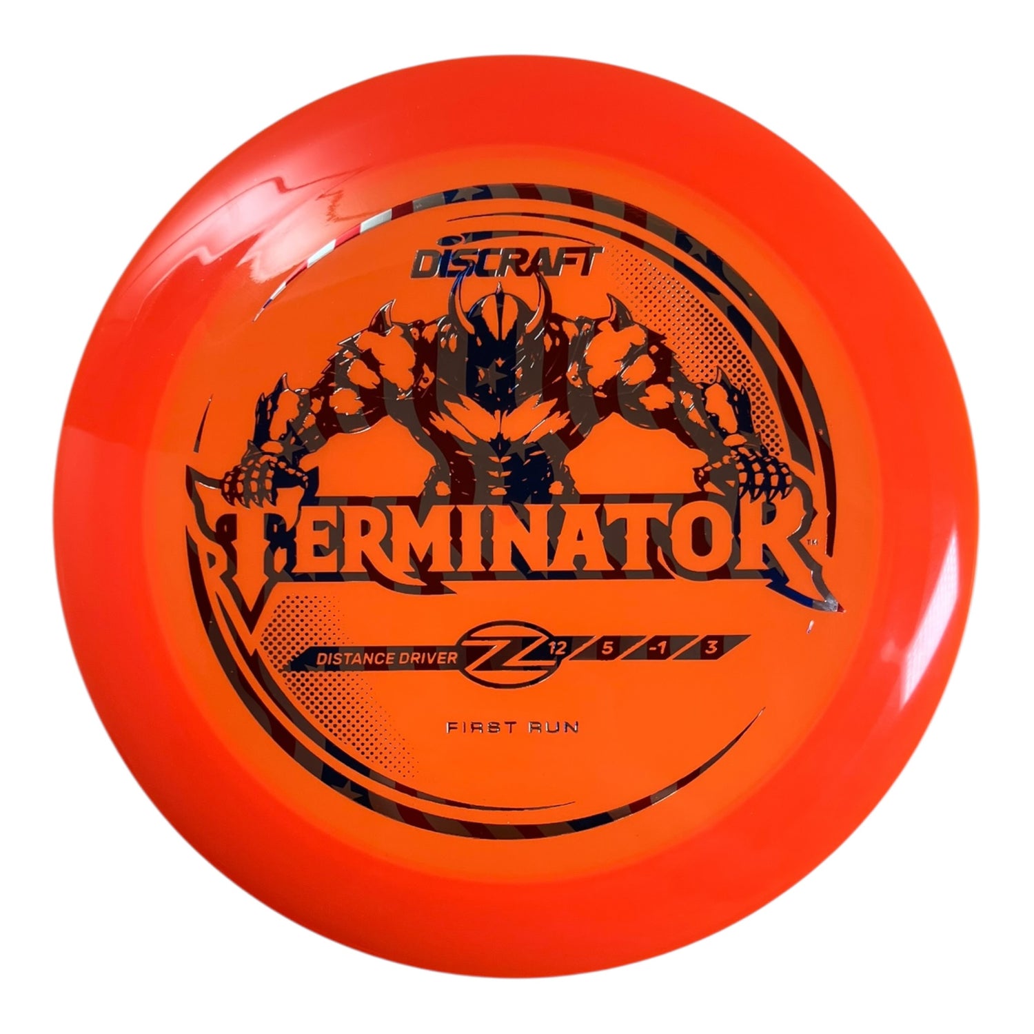 Discraft Terminator | Z Line | Orange/USA 171g (First Run) Disc Golf