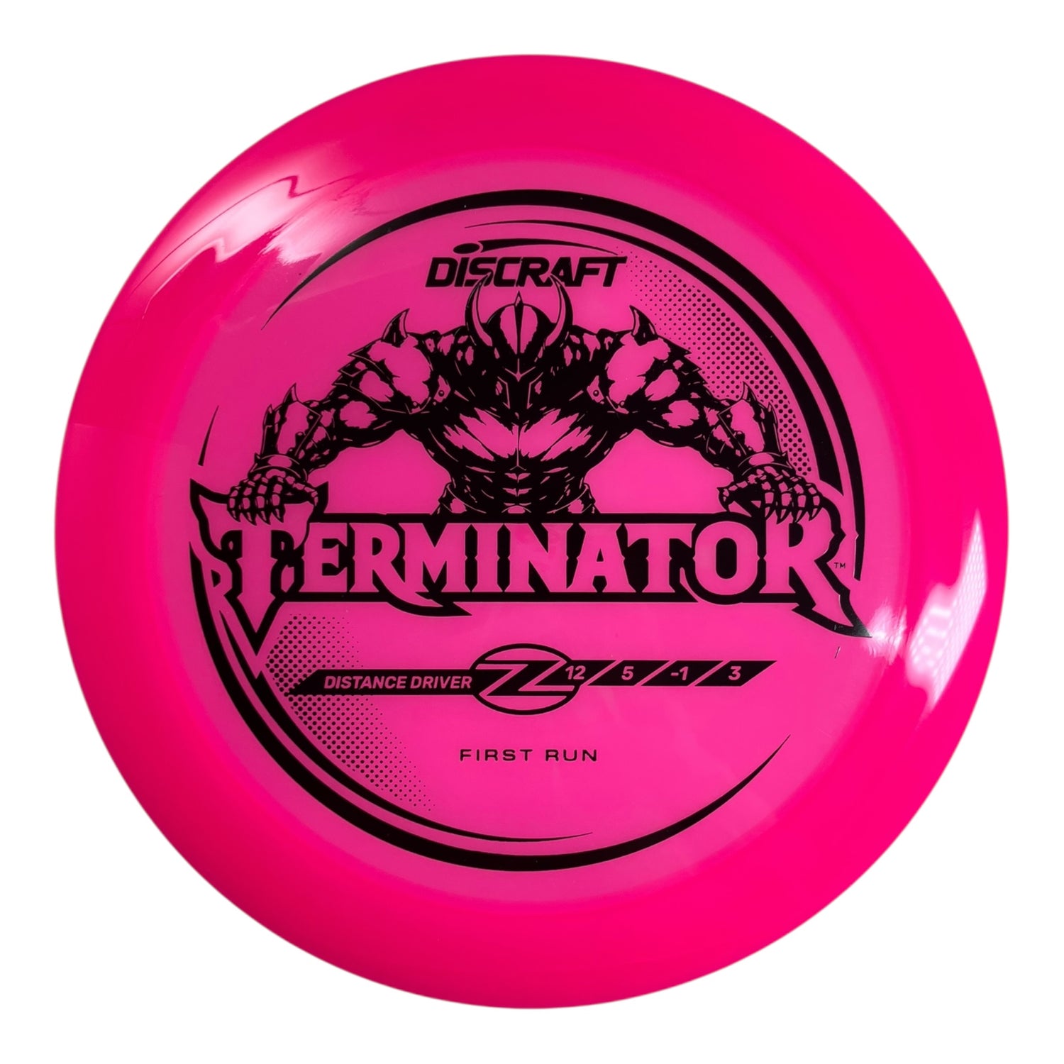 Discraft Terminator | Z Line | Pink/Black 170g (First Run) Disc Golf
