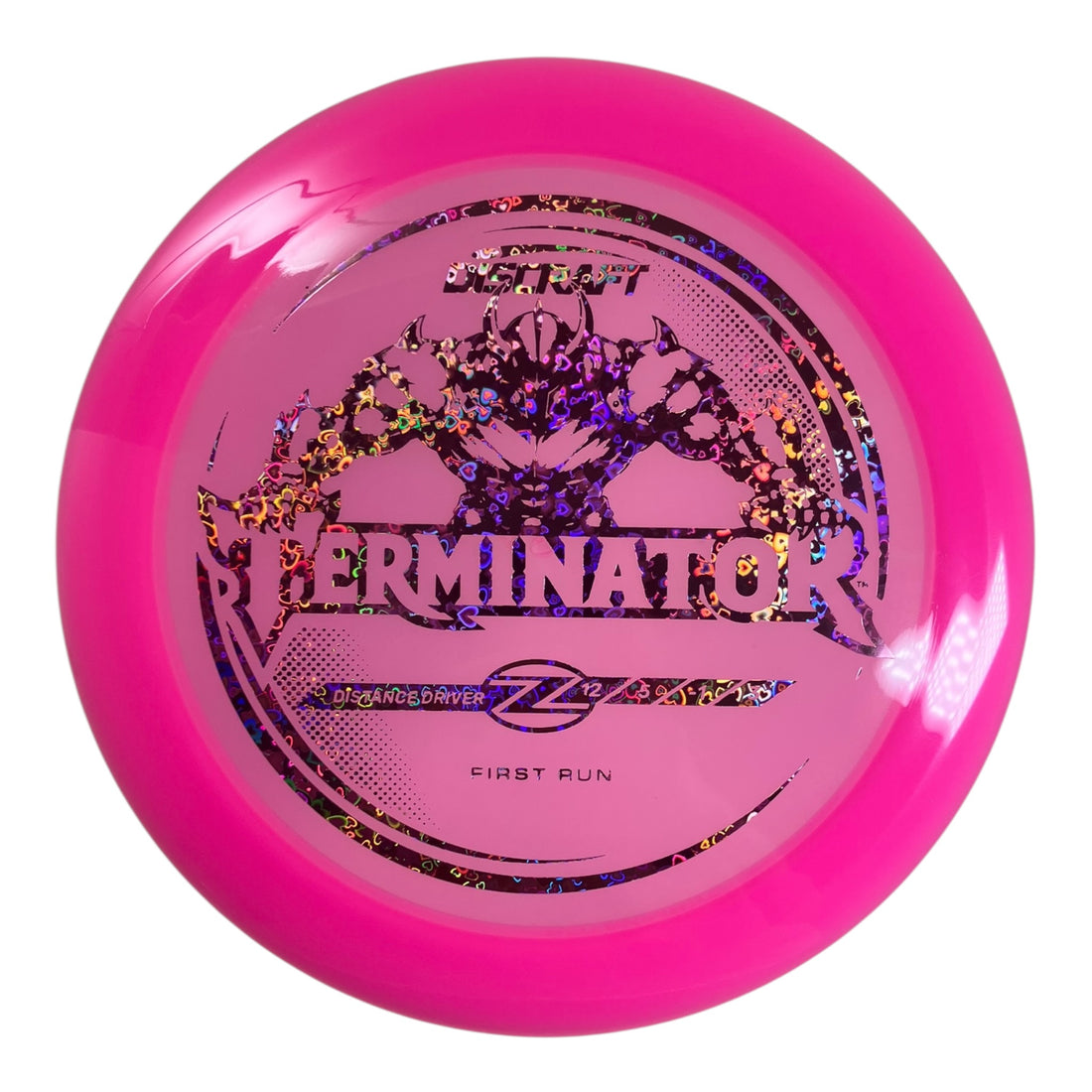 Discraft Terminator | Z Line | Pink/Hearts 173g (First Run) Disc Golf