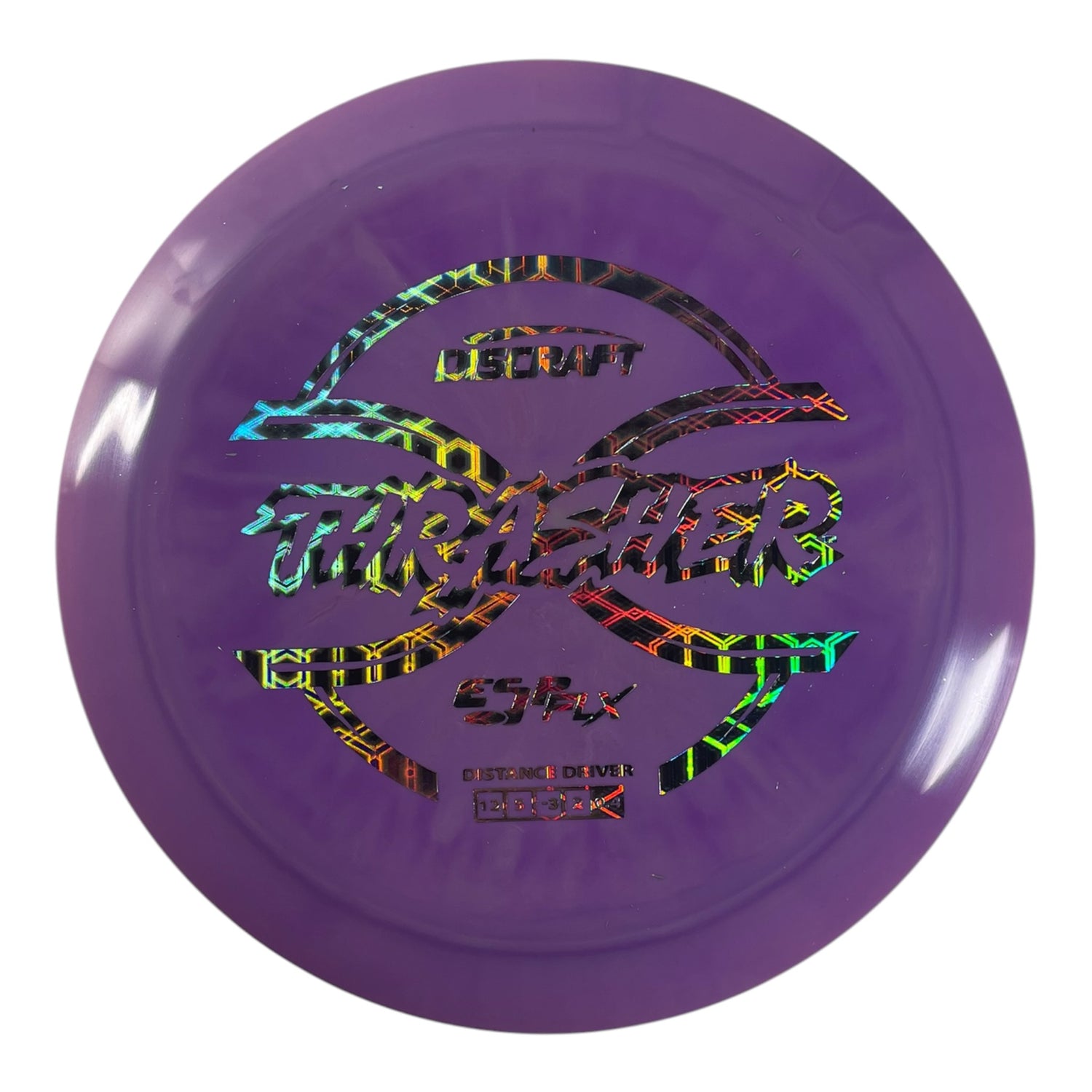 Discraft Thrasher | ESP FLX | Purple/Holo 172g Disc Golf