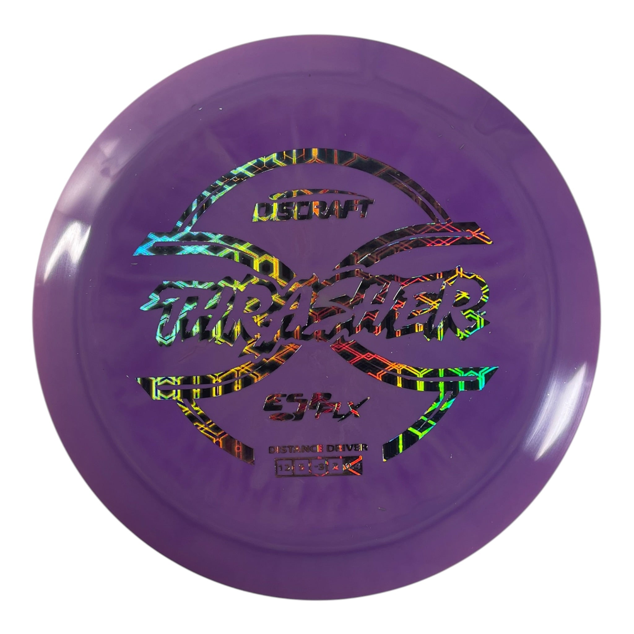 Discraft Thrasher | ESP FLX | Purple/Holo 172g Disc Golf