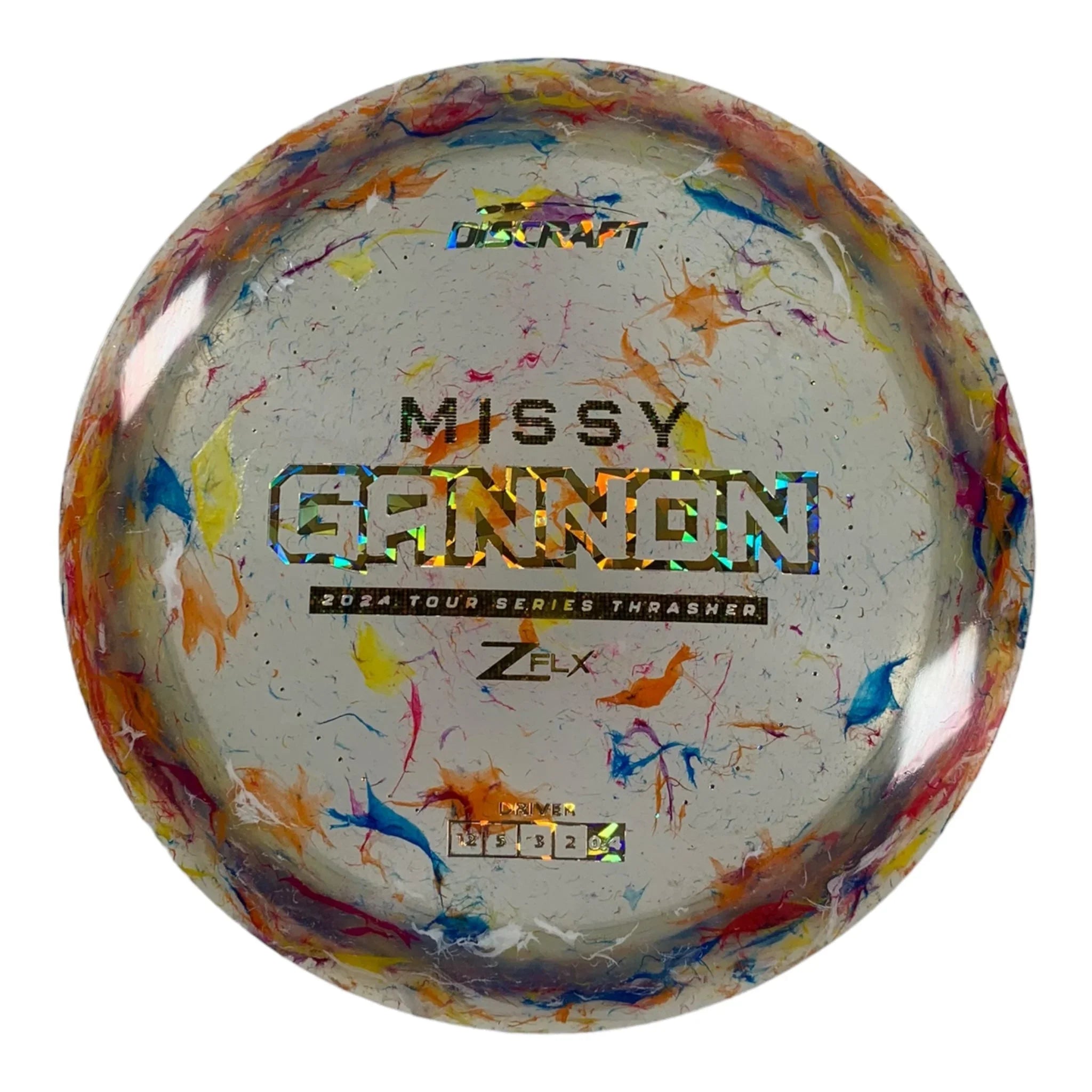 Discraft Thrasher | Jawbreaker Z FLX | Yellow/Gold Holo 174g (Missy Gannon) Disc Golf