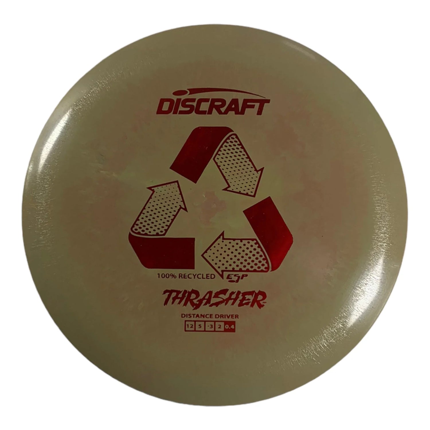 Discraft Thrasher | Recycled ESP | Green/Red 160g Disc Golf