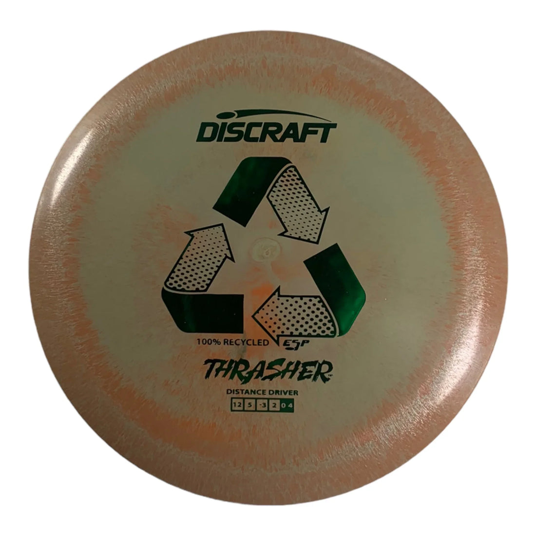 Discraft Thrasher | Recycled ESP | Orange/Green 155g Disc Golf