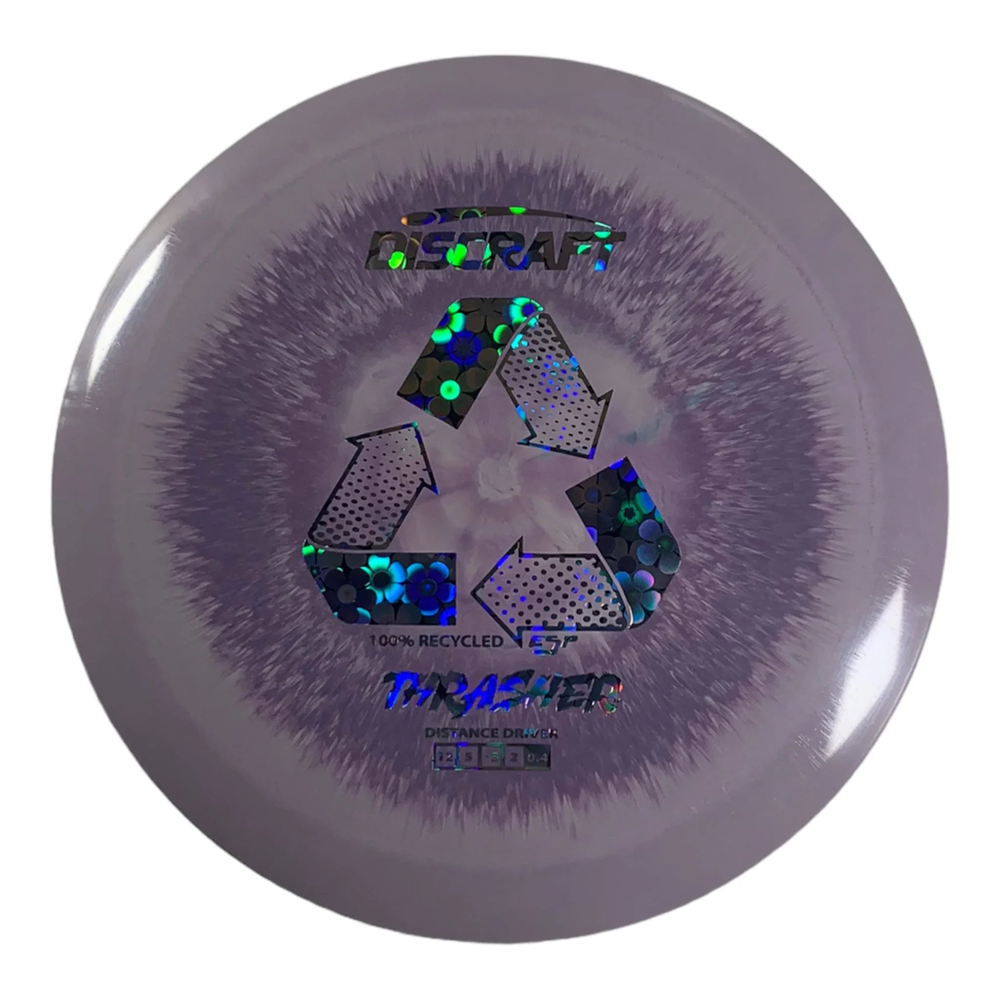 Discraft Thrasher | Recycled ESP | Purple/Flowers 173g Disc Golf
