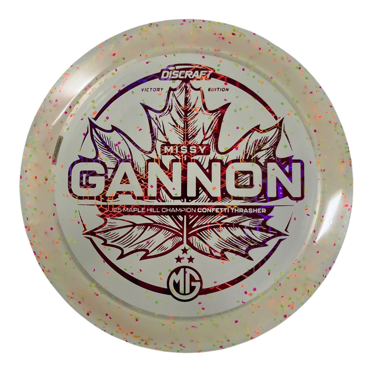 Discraft Thrasher | Z Confetti | Multi/Pink 175g (Victory Edition) Disc Golf