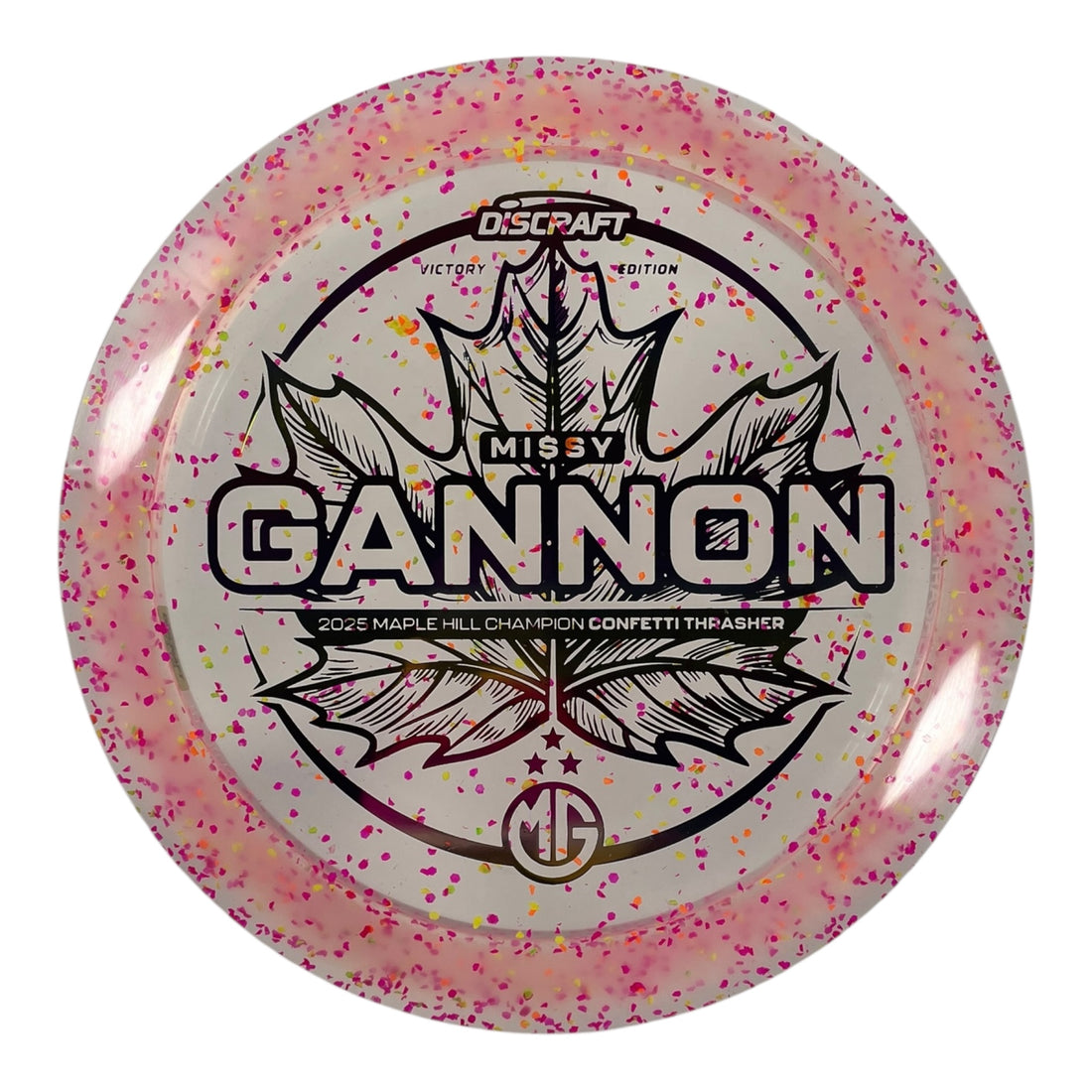 Discraft Thrasher | Z Confetti | Pink/Sunset 173g (Victory Edition) Disc Golf