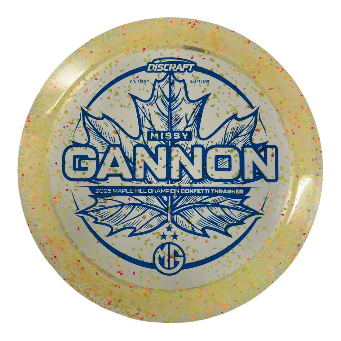 Discraft Thrasher | Z Confetti | Yellow/Blue 174g (Victory Edition) Disc Golf