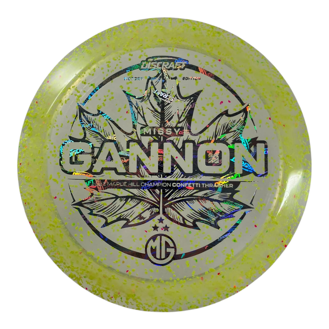Discraft Thrasher | Z Confetti | Yellow/Discraft 174g (Victory Edition) Disc Golf