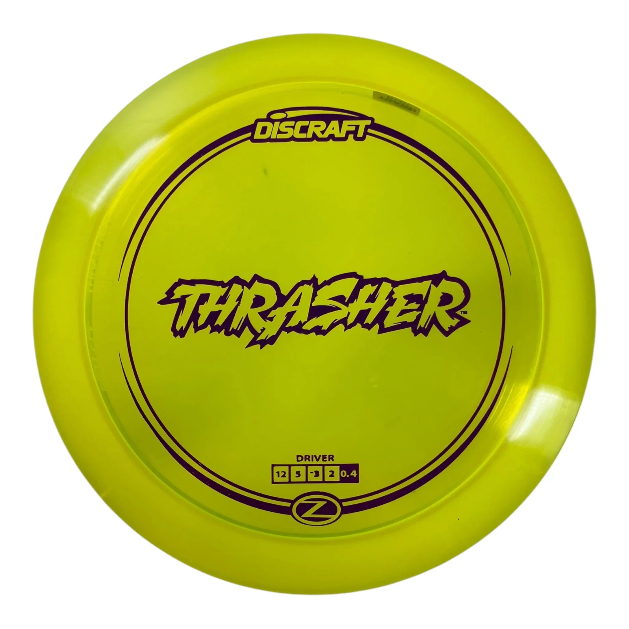 Discraft Thrasher | Z Line | Yellow/Purple 173g Disc Golf