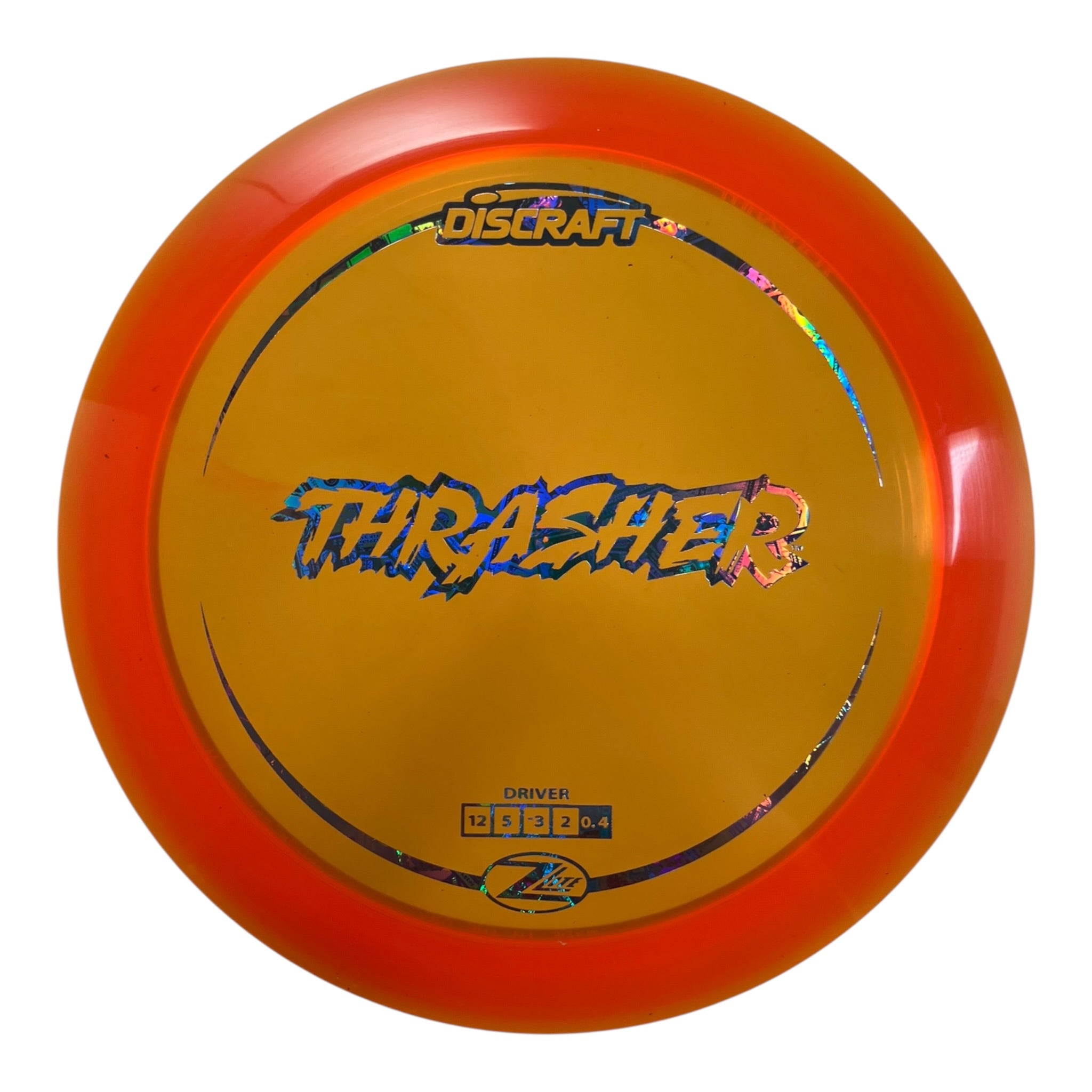 Discraft Thrasher | Z Lite | Orange/Money 162g Disc Golf