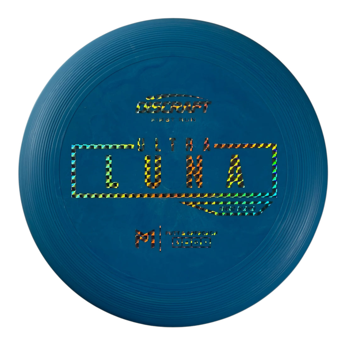 Discraft UltraLuna | Putter Line Hard | Blue/Holo 169g (First Run) Disc Golf