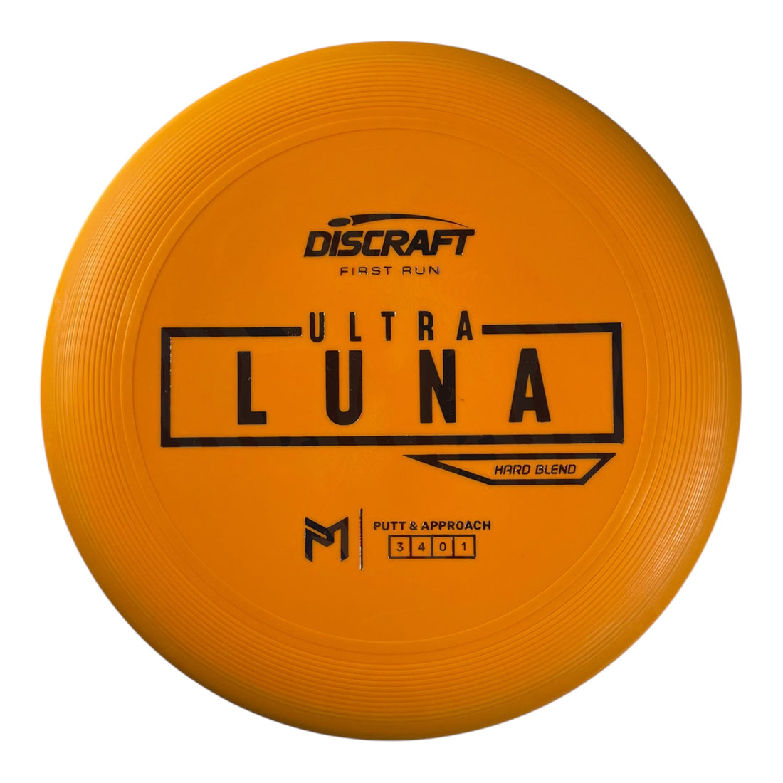 Discraft UltraLuna | Putter Line Hard | Orange/USA 174g (First Run) Disc Golf