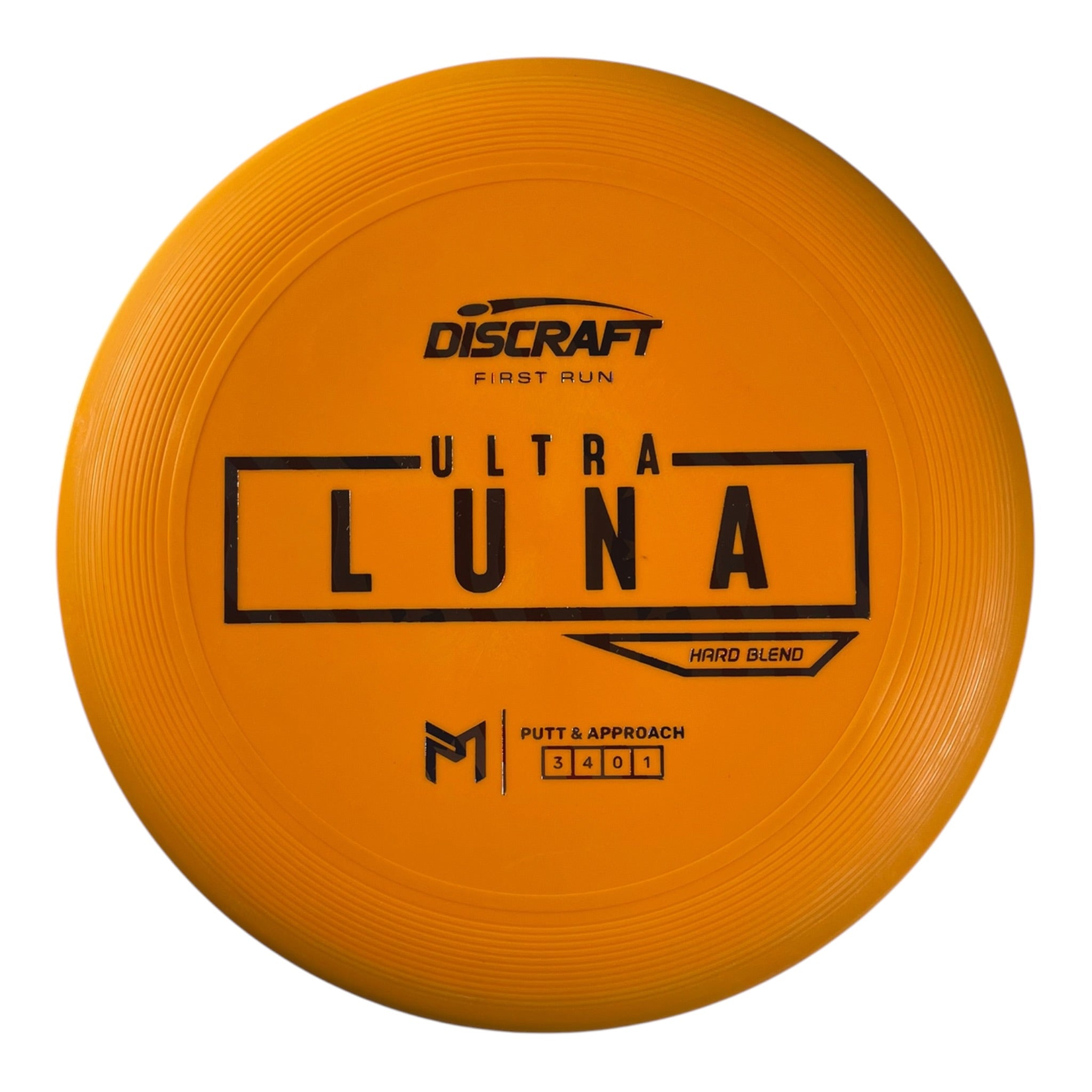 Discraft UltraLuna | Putter Line Hard | Orange/USA 174g (First Run) Disc Golf