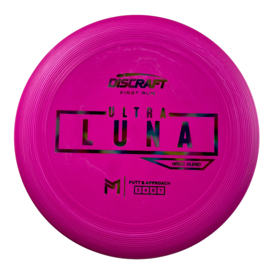 Discraft UltraLuna | Putter Line Hard | Pink/Jellybean 169g (First Run) Disc Golf
