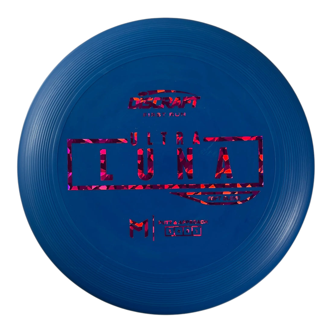 Discraft UltraLuna | Putter Line Soft | Blue/Pink 172g (First Run) Disc Golf