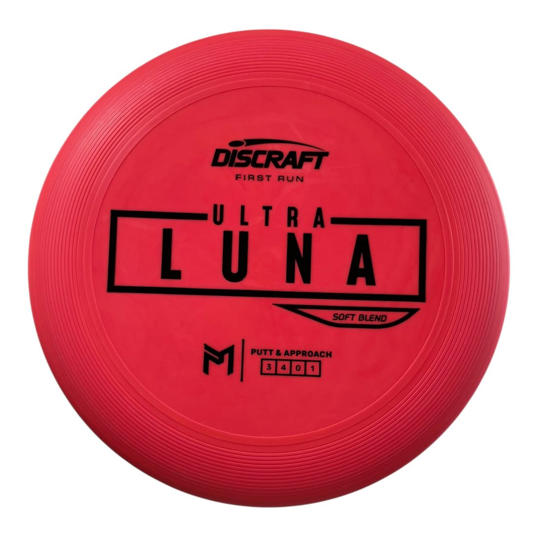 Discraft UltraLuna | Putter Line Soft | Orange/Black 169-173g (First Run) Disc Golf