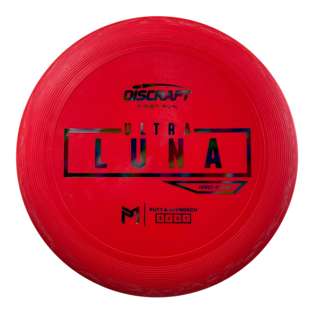 Discraft UltraLuna | Putter Line Soft | Red/Jellybean 174g (First Run) Disc Golf