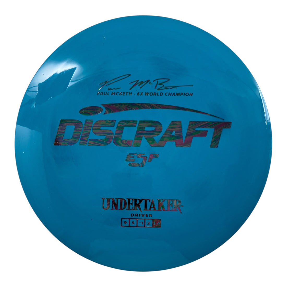 Discraft Undertaker | ESP | Blue/Oil Slick 172g Disc Golf