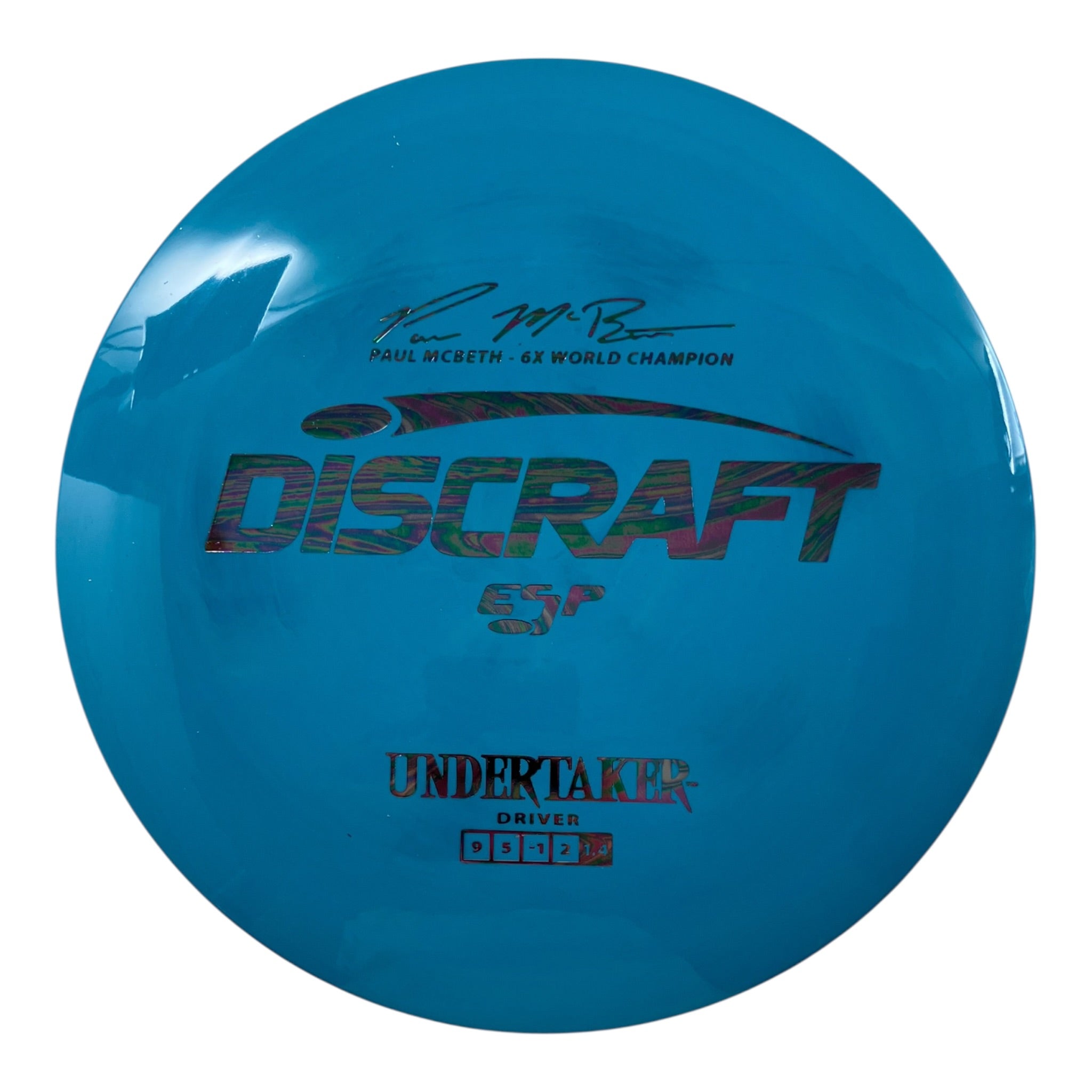 Discraft Undertaker | ESP | Blue/Oil Slick 172g Disc Golf