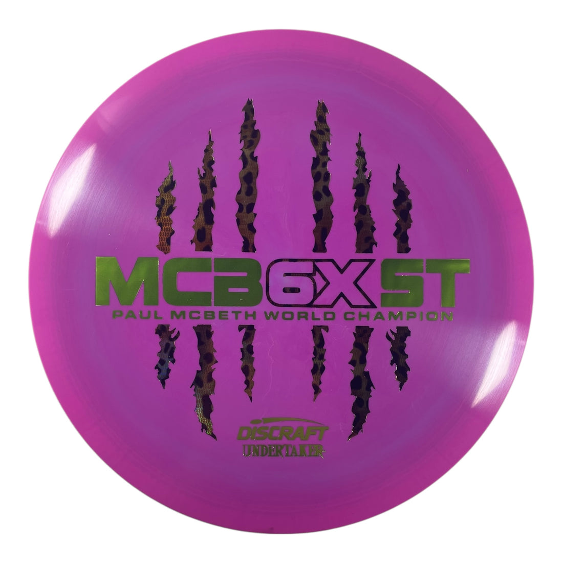 Discraft Undertaker | ESP | Pink/Cheetah 174g (Paul McBeth 6x Claw) Disc Golf