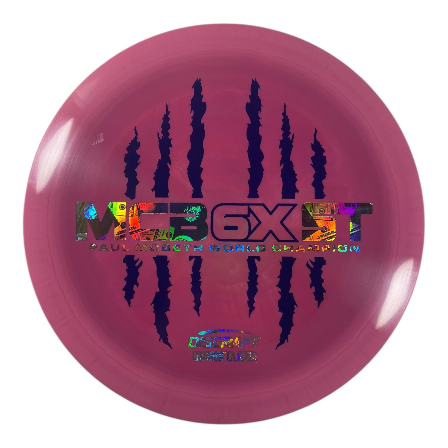 Discraft Undertaker | ESP | Pink/Navy 174g (Paul McBeth 6x Claw) Disc Golf