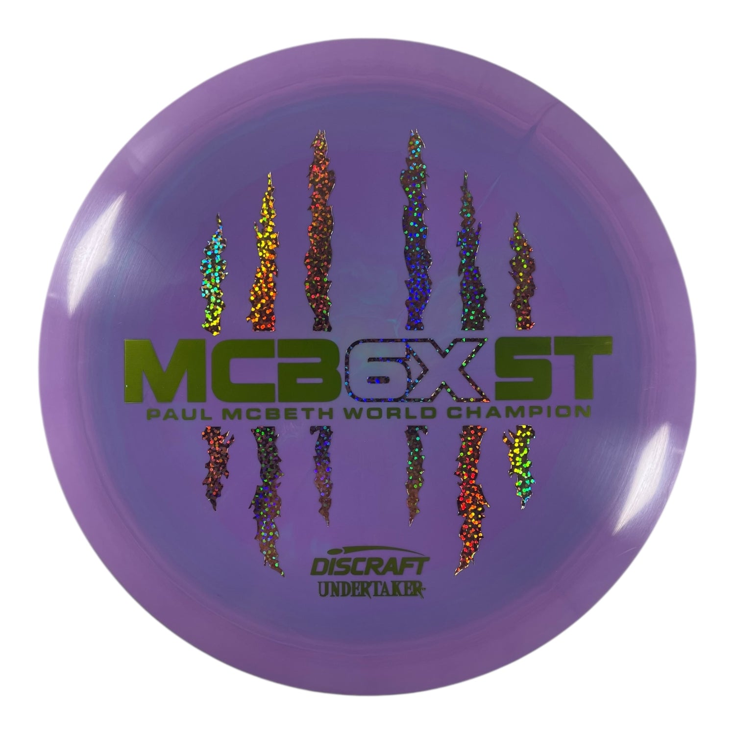 Discraft Undertaker | ESP | Purple/Sparkle 172g (Paul McBeth 6x Claw) Disc Golf