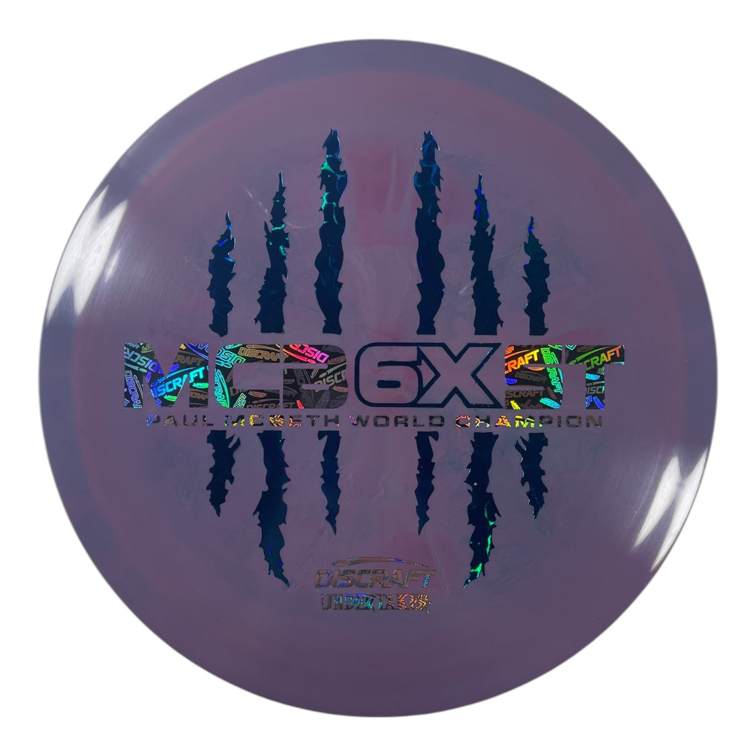 Discraft Undertaker | ESP | Purple/Waves 174g (Paul McBeth 6x Claw) Disc Golf