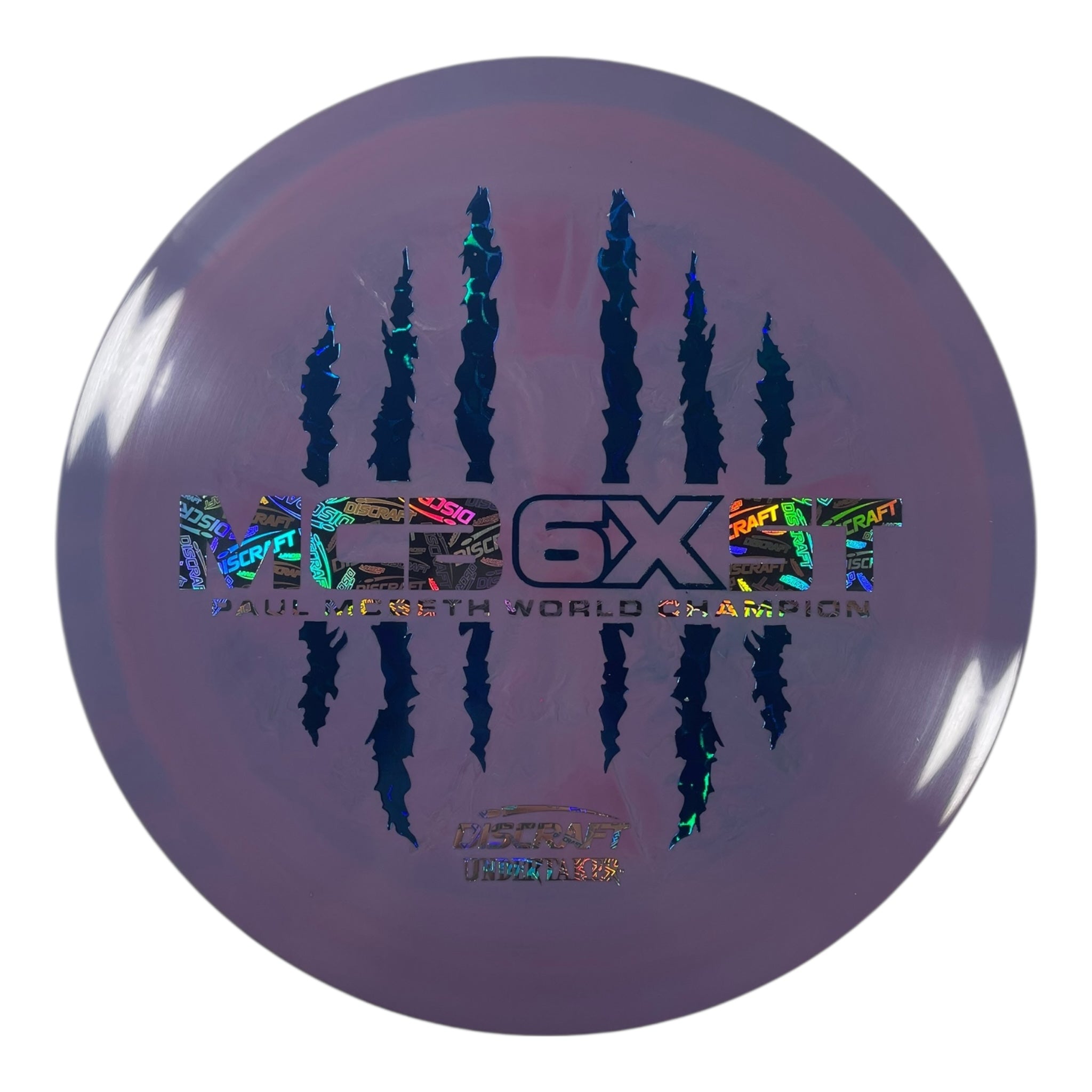 Discraft Undertaker | ESP | Purple/Waves 174g (Paul McBeth 6x Claw) Disc Golf