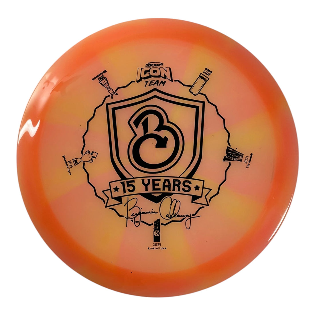 Discraft Undertaker | Z Swirl | Orange/Black 174g (Ben Callaway) Disc Golf