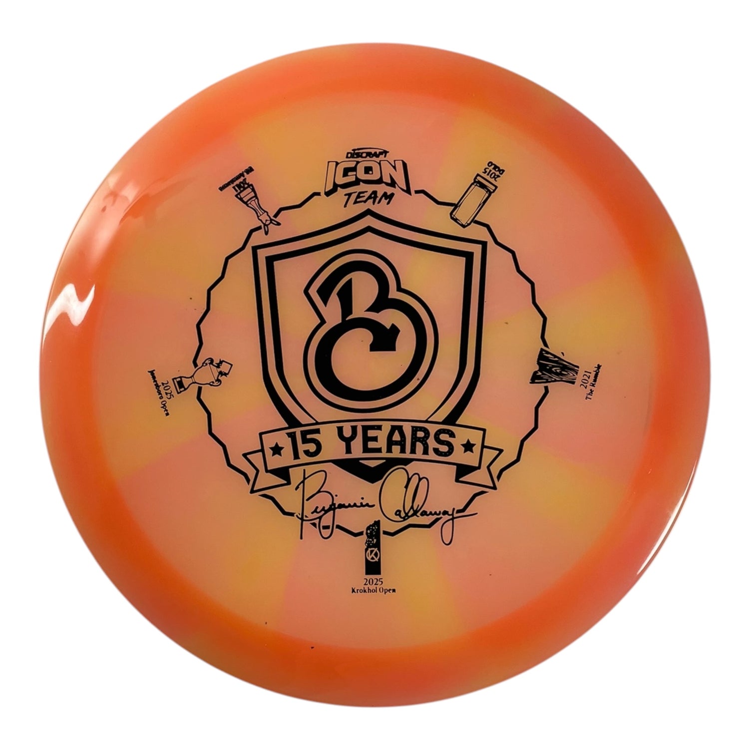 Discraft Undertaker | Z Swirl | Orange/Black 174g (Ben Callaway) Disc Golf