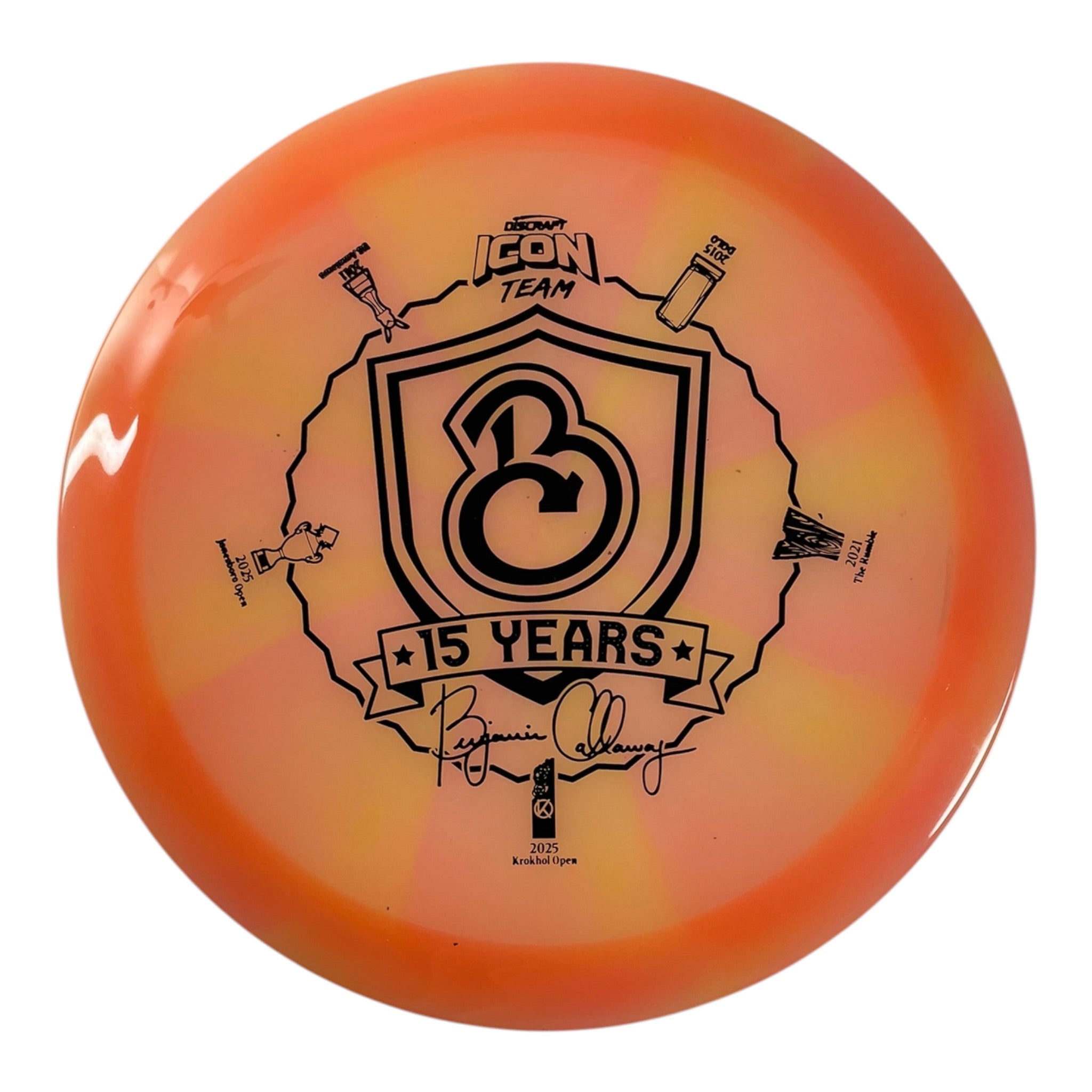 Discraft Undertaker | Z Swirl | Orange/Black 174g (Ben Callaway) Disc Golf