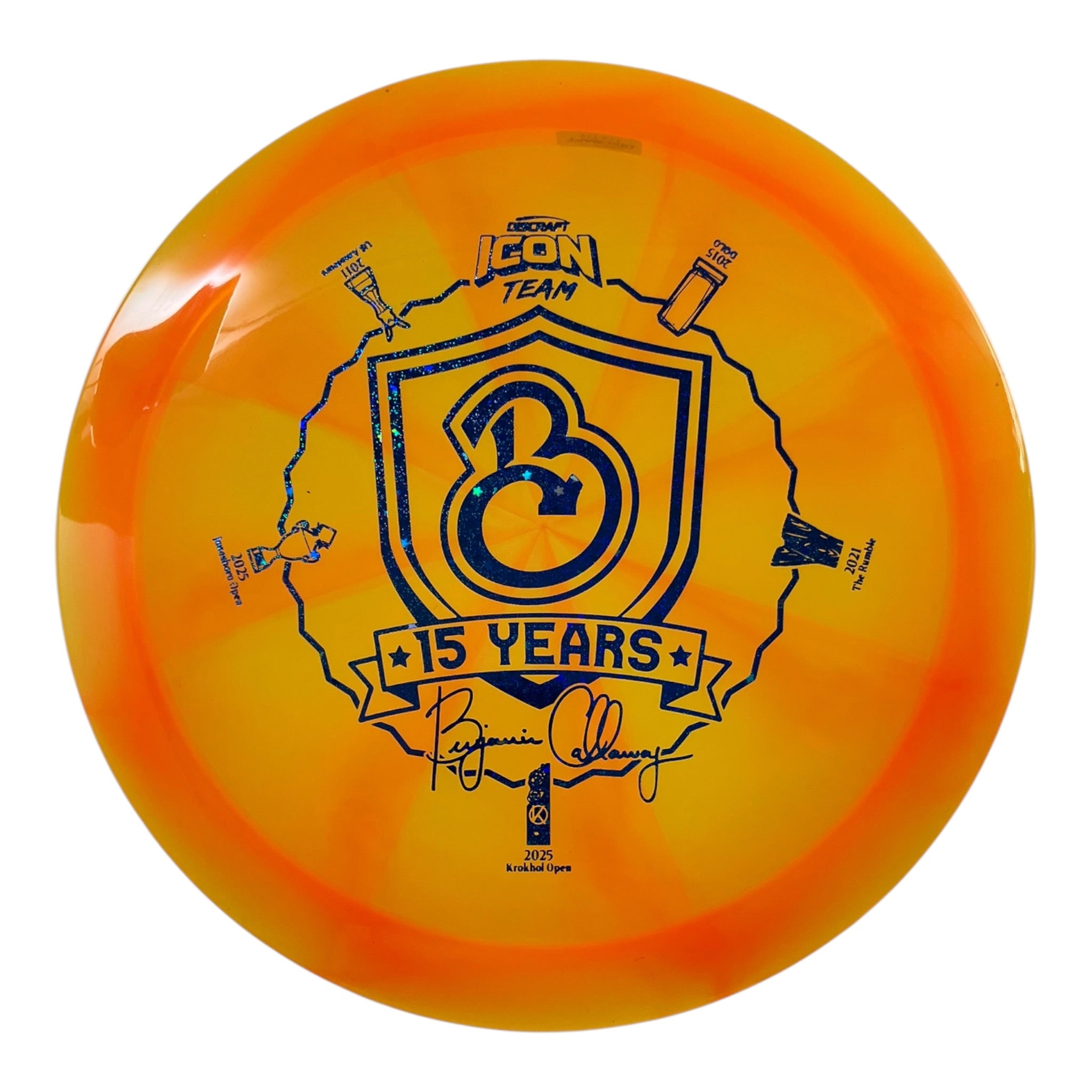 Discraft Undertaker | Z Swirl | Orange/Blue 174g (Ben Callaway) Disc Golf