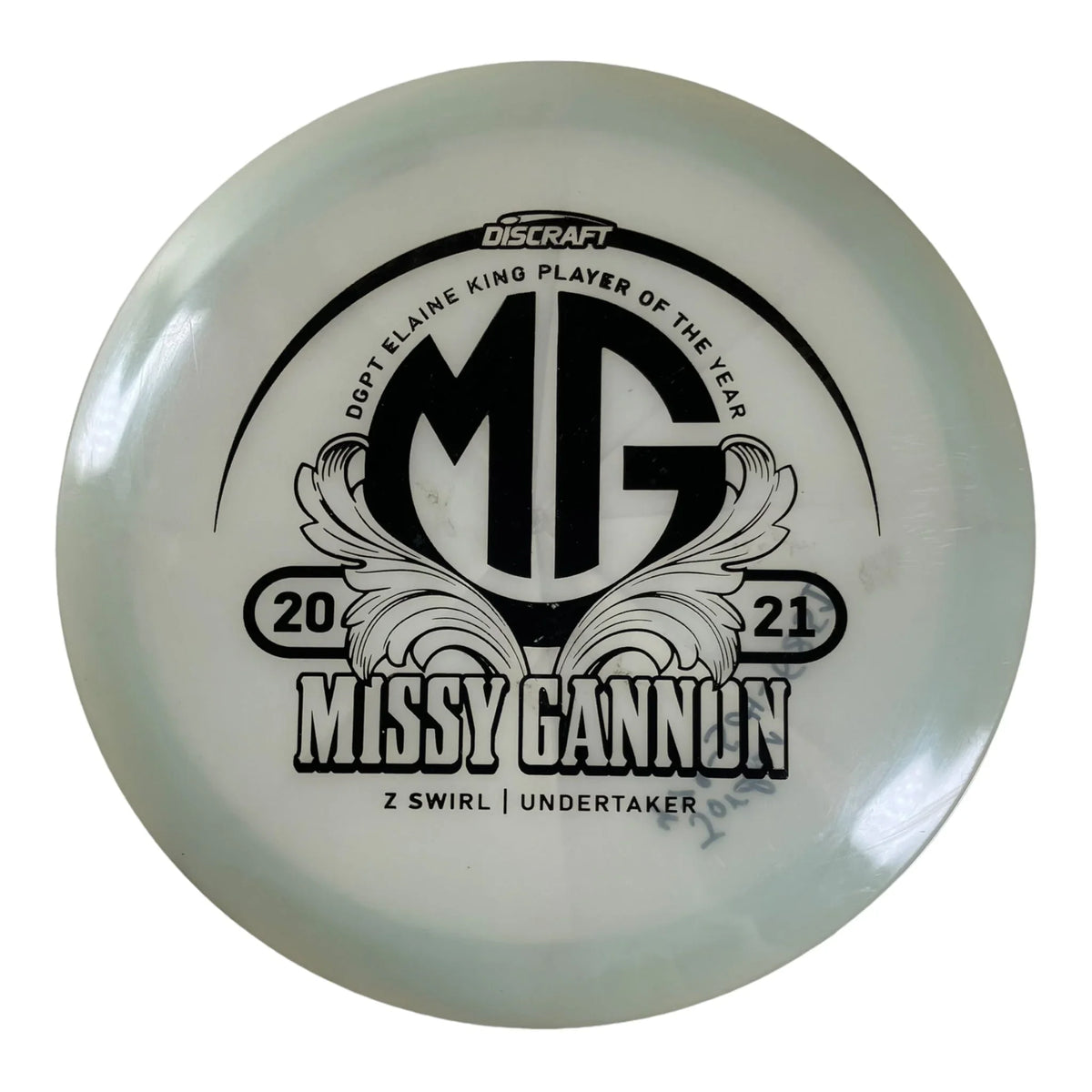 Discraft Undertaker - Used Good | Z Swirl | White/Black 173g (Missy Gannon) Disc Golf