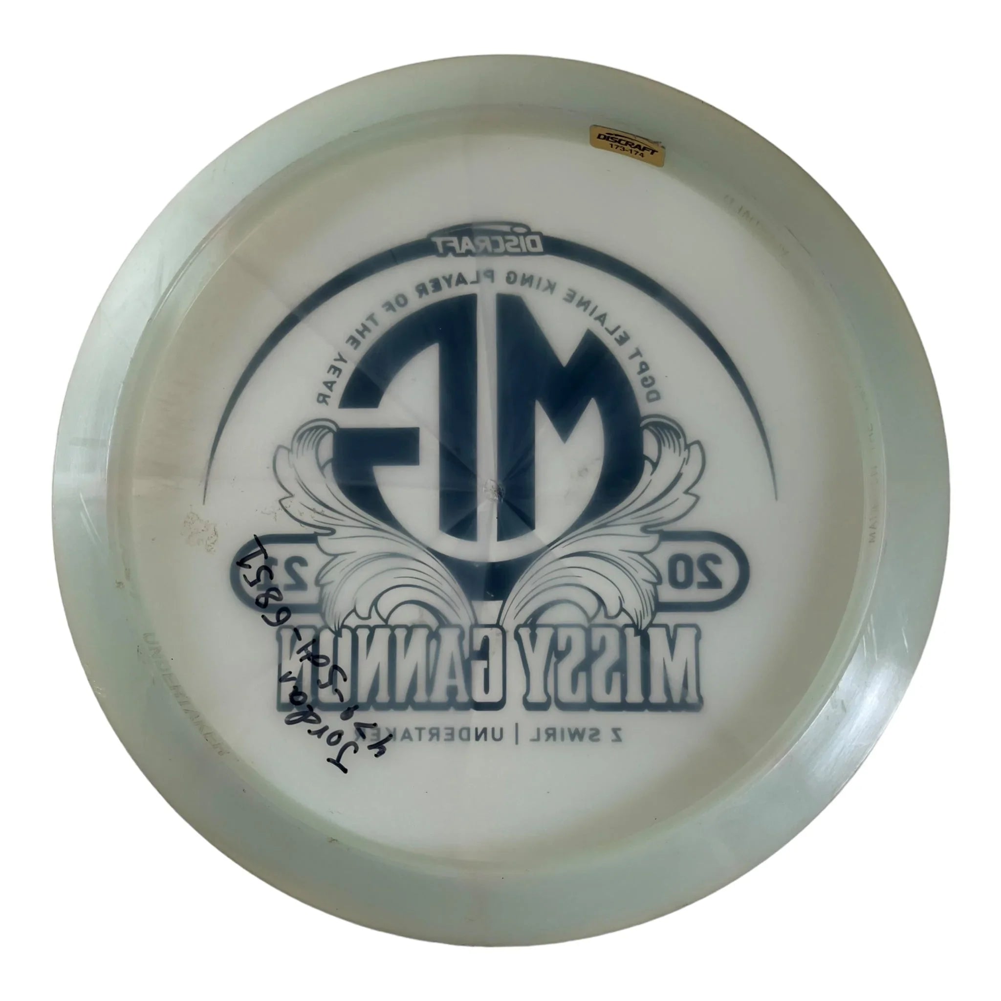Discraft Undertaker - Used Good | Z Swirl | White/Black 173g (Missy Gannon) Disc Golf
