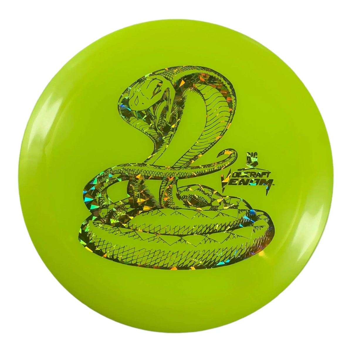 Discraft Venom | Big Z | Yellow/Gold Holo 174g Disc Golf