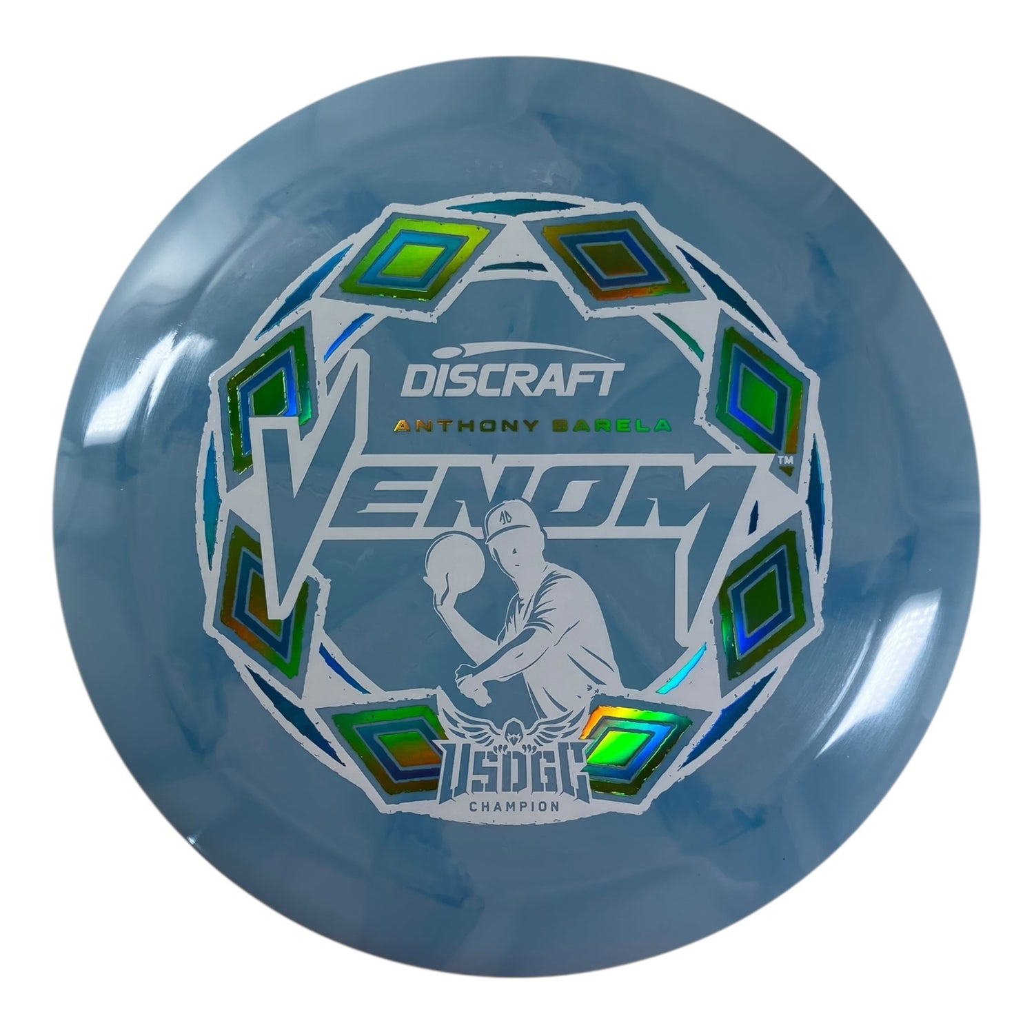 Discraft Venom | ESP Swirl | Blue/Gold 172g (Anthony Barela USDGC) Disc Golf