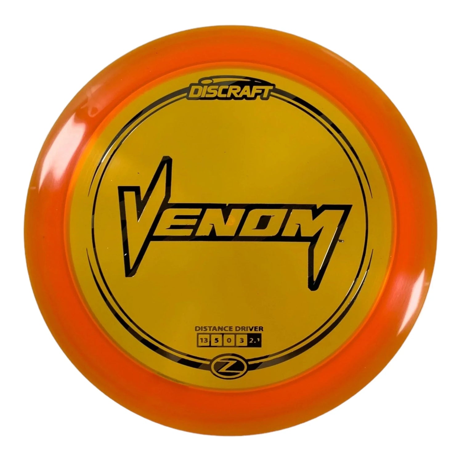 Discraft Venom | Z Line | Orange/Stripes 166g Disc Golf