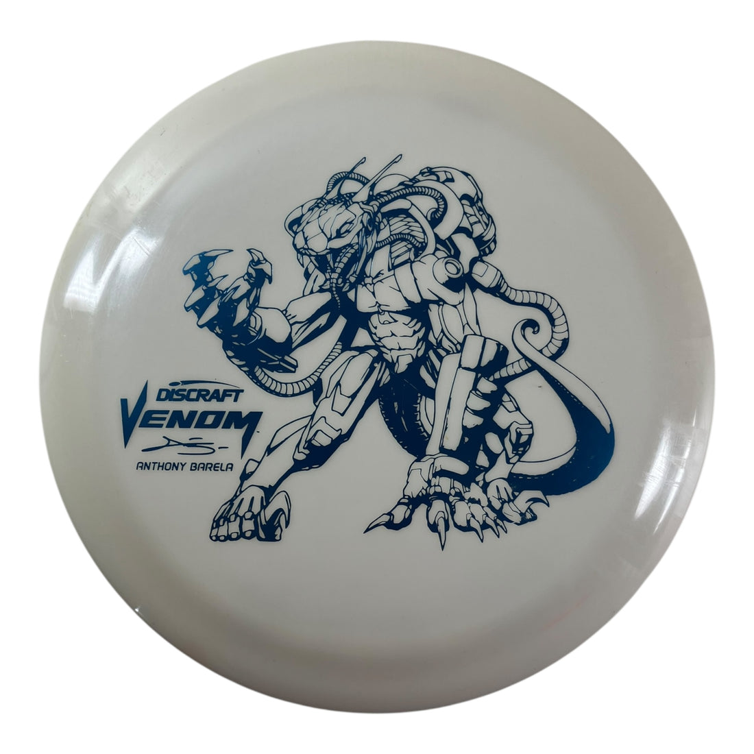 Discraft Venom - Used Excellent | ESP Glo | White/Blue 173g (Anthony Barela) Disc Golf