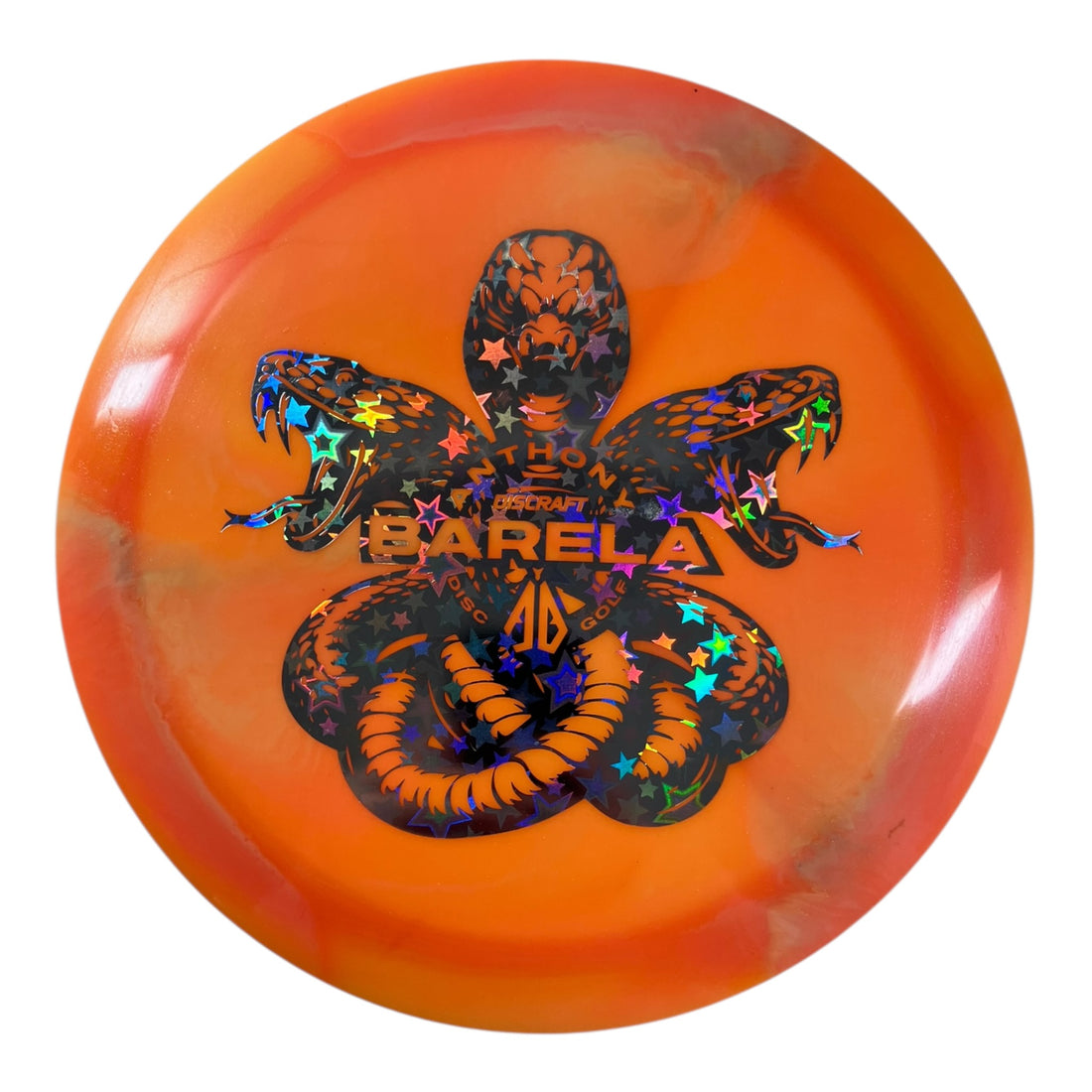 Discraft Venom - Used Excellent | ESP Swirl | Orange/Stars 173g Disc Golf