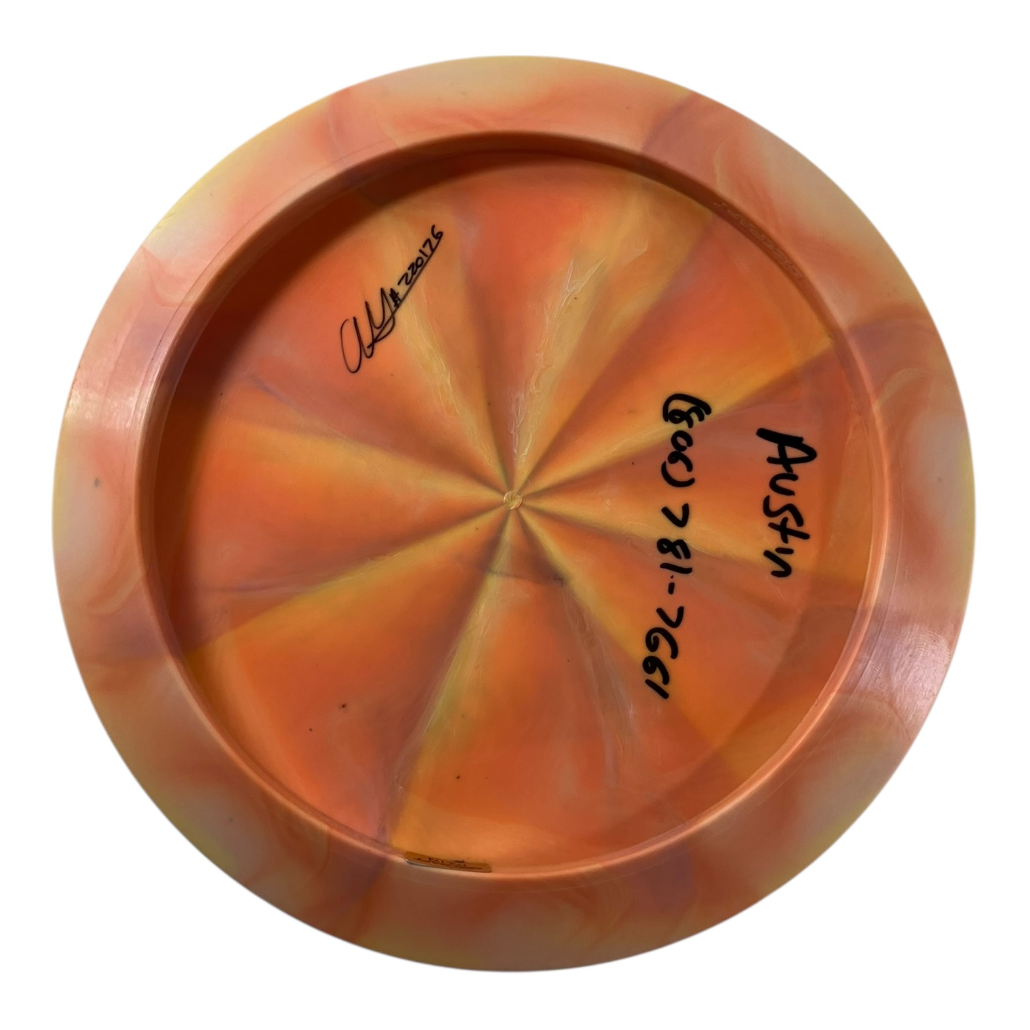 Discraft Venom - Used Fair | ESP Swirl | Orange/Purple 173 (Ledgestone 2022) Disc Golf