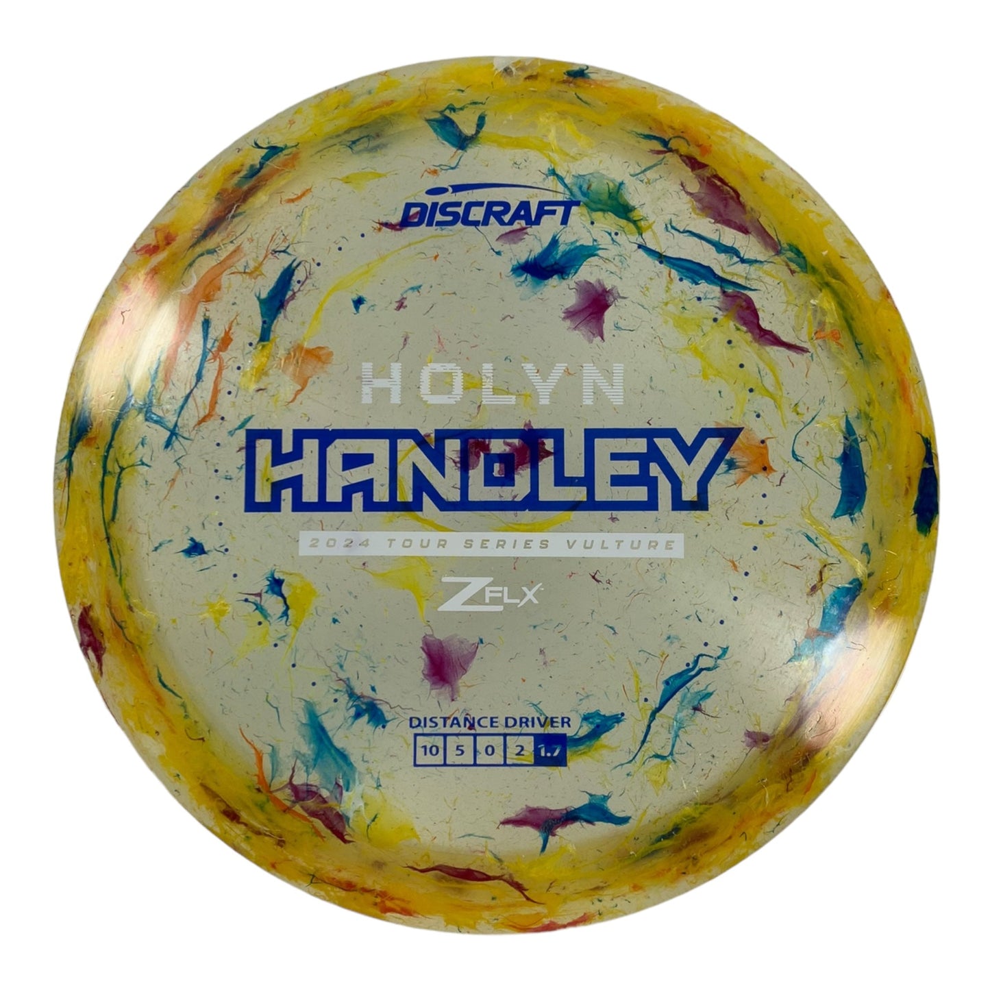 Discraft Vulture | Jawbreaker Z FLX | Yellow/Blue 174g (Holyn Handley) Disc Golf