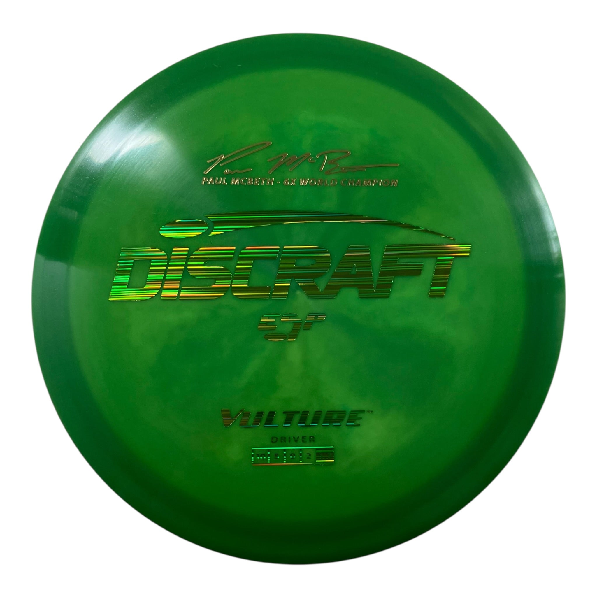 Discraft Vulture | ESP | Green/Green 176g Disc Golf