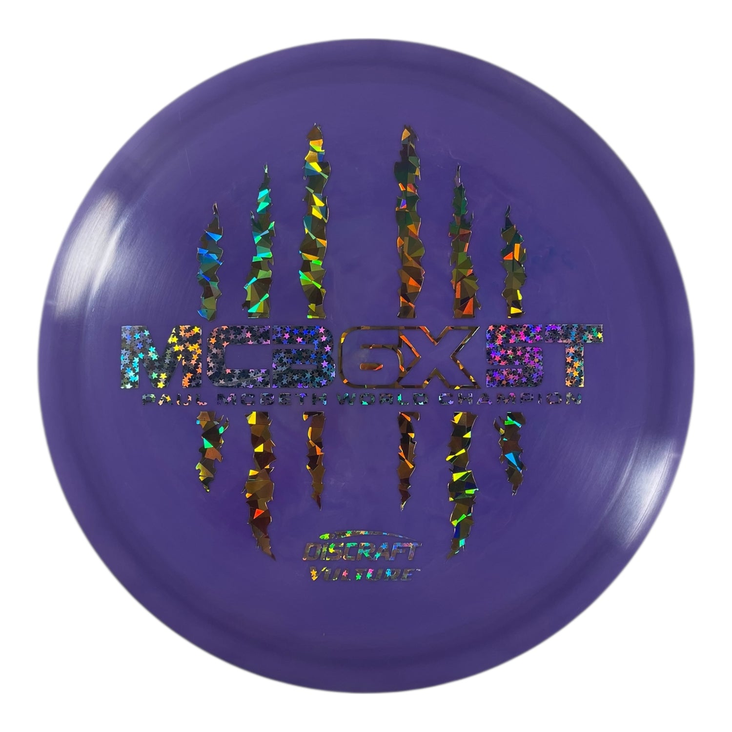 Discraft Vulture | ESP | Purple/Gold Holo 174g (Paul McBeth 6x Claw) Disc Golf
