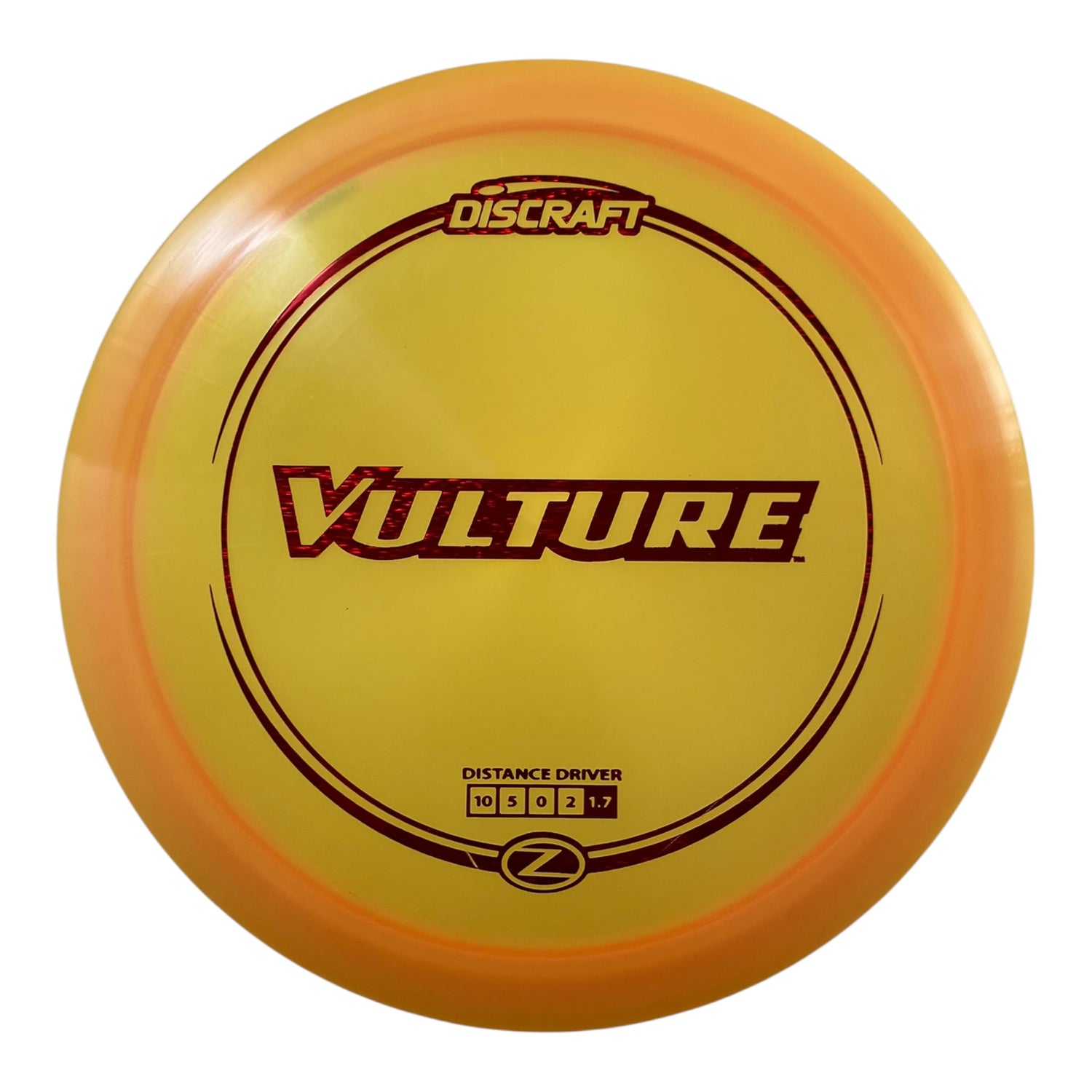 Discraft Vulture | Z Line | Orange/Red 175g Disc Golf